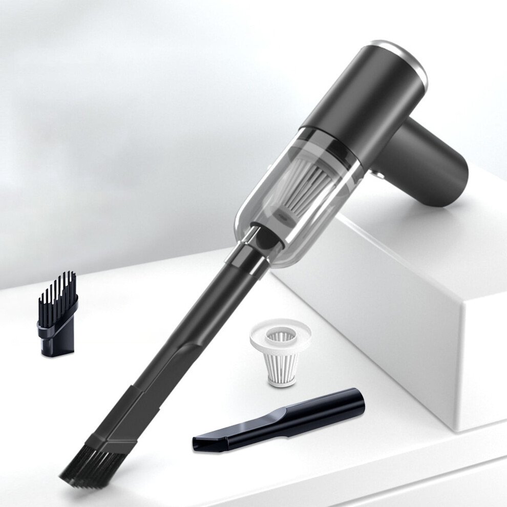 Clearance! Wqqzjj Portable Handheld Vacuum Cleaner, Wireless Rechargeable 4000Ma Battery, High-Power For Home & Car Use 9110895396087