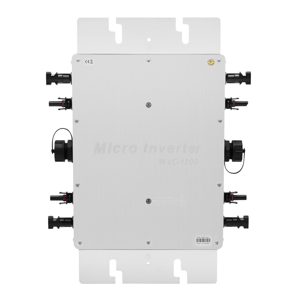1200W Solar Grid Tie Micro Inverter 110V Ip65 Waterproof Lcd Pure Sine Wave For 30V 36V Panels 9070919147678