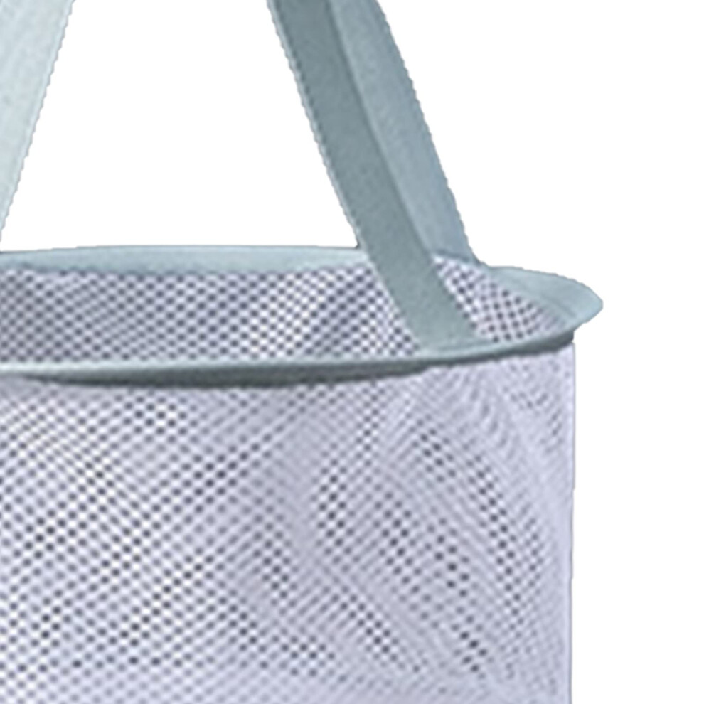 Green 20Cm Mesh Drying Basket With Windproof Hook For Makeup Brush And Sponge Storage