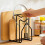 Kitchen cellar organizer shelf without food, beakeware, pots, cutting boards, pan covers black 2