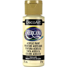DecoArt Americana Acrylic Paint 2ozButtermilk Opaque