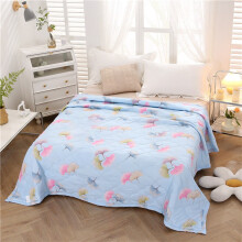 maxiaoxia Cotton Bed Blanket Twin, Lightweight Thermal Throw, Breathable & Soft All-Season Cooling Quilt, Premium Comfort for Summer