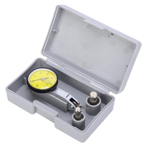 0.01mm Precision Lever Dial Test Indicator Gauge Kit with Grey Storage Case 1