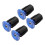 Aluminum Alloy Handlebar Plug Bicycle Handlebar Plug Road Folding Expansion Plug blue 2