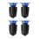 Aluminum Alloy Handlebar Plug Bicycle Handlebar Plug Road Folding Expansion Plug blue 6