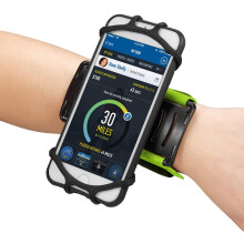 Newppon Wrist Cell Phone Holder: 360 Rotatable Armband with Strap, compatible with iPhone 14 13 12 11 Pro Max Mini SE Xs XR Plus, compatible with