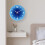 Modern Frameless Wall Clock with Tempered Glass, Quiet Quartz Movement, Battery Operated 6