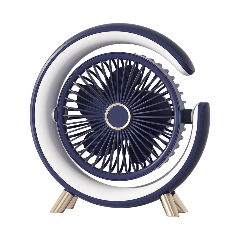 Summer Savings Clearance Deals! Zeceouar Led Cozy Light Small Fan Silent Desktop Desktop Five-Speed Built-In Fresh Photo Electric Fan 9389440267879
