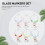 12pcs Bunny Glass Marker Wine Drinking Cup Rings 3