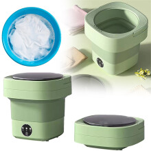Clearance Sale! Portable Washing Machine 11L, Foldable Mini Washer, compatible with small clothes. Great for underwear, baby clothes, dorms &