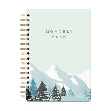 224-Pg 12-Month Planner (July 2023-June 2024), Monthly & Weekly Layouts, Double Helix Binding, Durable Design for Year-Round Planning