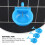 Rabbit Drinking Bowl 3 Pcs Water Container Pet Feeder Automatic Fountain Holder Plastic 6