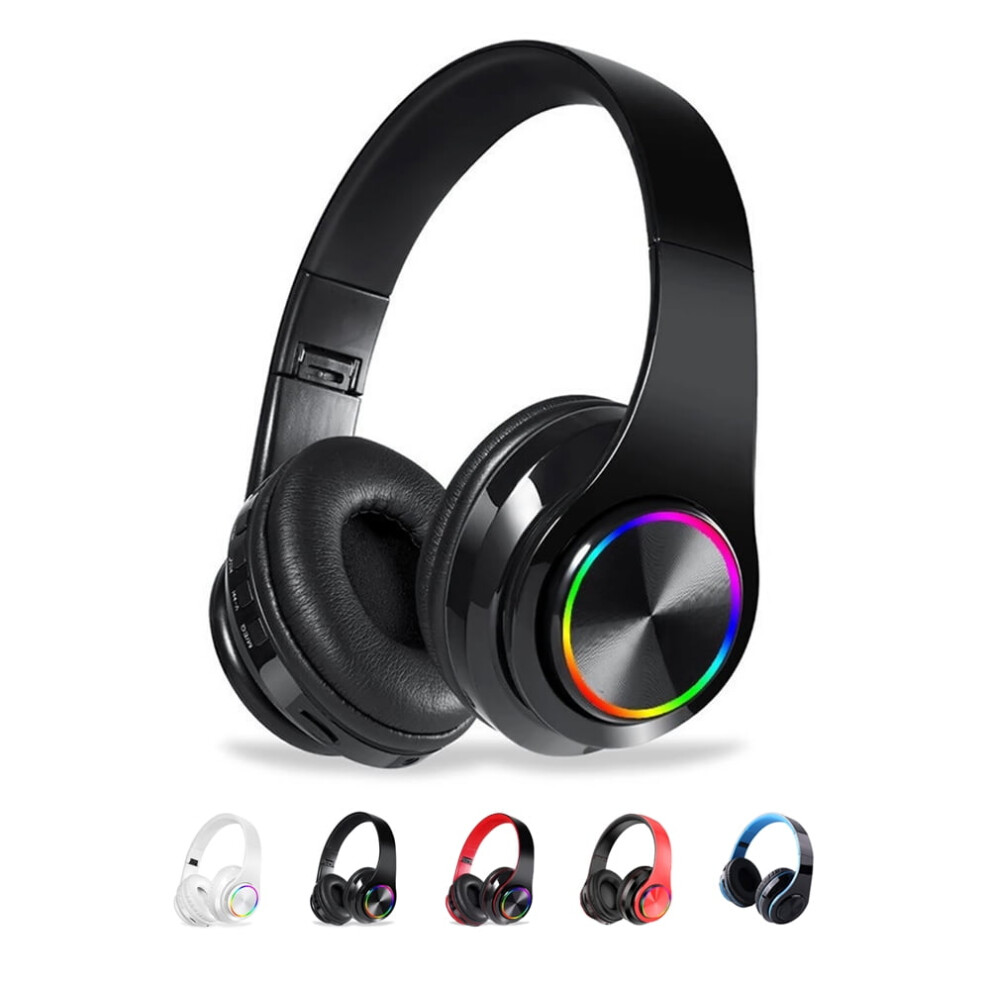B39 Rgb Luminous Wireless Gaming Headset Stereo Headphone Bluetooth 5.0 Foldablet Earphone Headphone Mic (3.5Mm Plug) 9389440810549