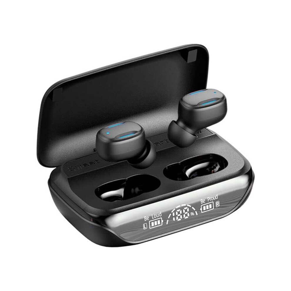 Jixopn In Ear Earphone Sweatproof Sport Headsets Bluetooth-Compatible 5.3 (Black) Black 9389440811089