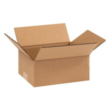 - 9x7x3 Pack of 100 Corrugated Cardboard Packing Shipping Mailing Moving Carton Boxes