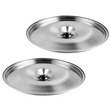 Stainless Steel Taste Cup Lid Pan Lids Cover Bacon Cooker Replacement Universal Skillet Mini