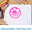 10 Pcs Circle Protractor Measuring Ruler Geometric Practical Tool Plastic Student Office 6
