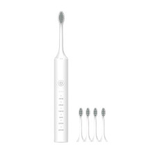 Summer Sale! Zeceouar Electric Toothbrush with 4 Brush Heads, Smart 6-Speed Timer, IPX7 Waterproof - Newly Upgraded, Long Battery Life