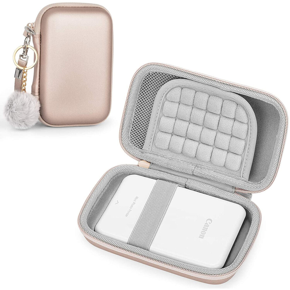 Case For Canon Ivy Mobile Mini Photo Printer/ Canon Ivy Cliq 2/+2 Instant Camera Printer, Travel Hard Carry Case 9389440866287