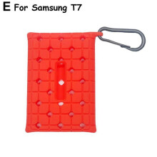 GLIMDA Portable SSD PSSD Sleeve Skin Hard Disk Hard Drive Protective Cover Case T7 Silicone For compatible with Samsung Anti-fall G3Z4
