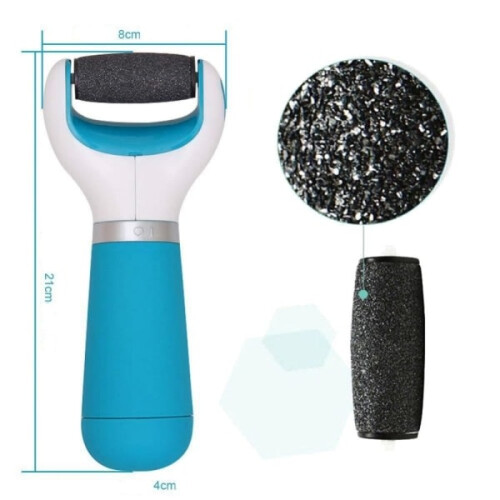 Electric foot file + 5 blue rollers 1