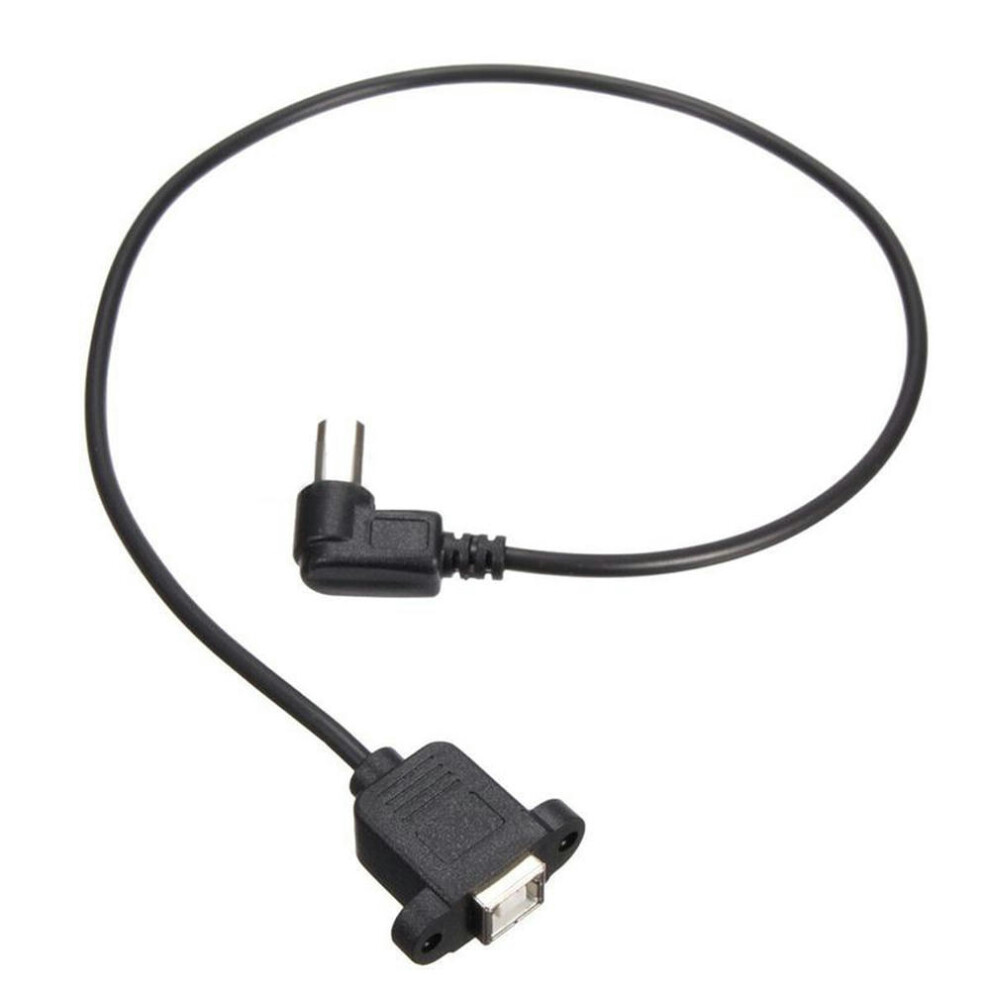 For Usb 2.0 B Male To Usb B Female Socket Printer Panel Mount Extension Cable 50Cm 9389440590670