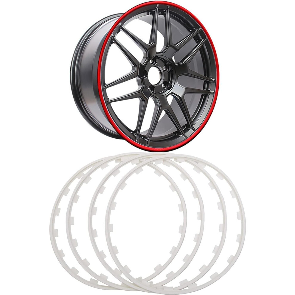 20 Inch Wheel Rim Protector For Toyota, Nylon Guard Strip, Rim Scratch Protection Set White 9070919150364