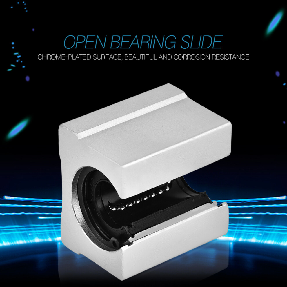 4Pcs^Sbr16uu 16Mm Aluminum Linear Bearing Blocks Open Slide For Cnc Automation 5031382797627