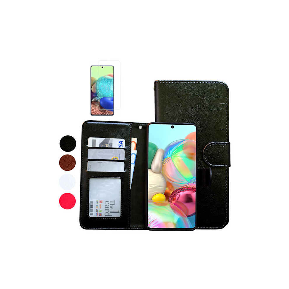 Compatible With Samsung Galaxy A13 4G - Leather Case / Protection White 9389440674271