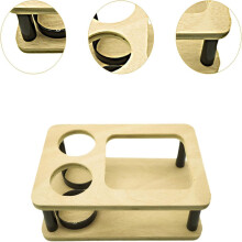 Federra Couch Cup Holder Tray Sofa Tray Couch Drink Cup Holder Snack Drink Tray For Sofa RV Living Room Small Space Drink Black