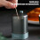 Simyoung Pop-up Toothpick Holder, Semi-Automatic Toothpick Dispenser, Toothpick Storage Box ABS Blue 2