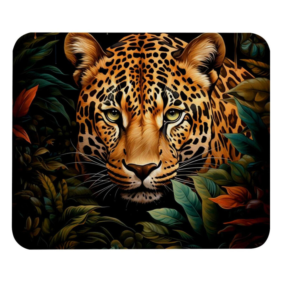 Desk Mat Leopard Forest, Small Desk Pad, Gaming Mouse Pad, Mousepad For Desk Rubber Base Mousepad, Keyboard Mouse Mat For Work, Game, Office, Home 9110895399101