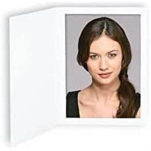Cardboard Photo Folder Frame 4x6 - Pack of 50 - White