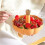 Pumpkin Snack Holder with Dividers, Larger Orange Snack Tray, Stackable Snack Bowl Container 3