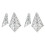 2X Acrylic Sewing Patchwork Ruler Squedge 22.5/45 Sewing Template Ruler Patchwork Quilting Ruler DIY 1