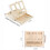 Wooden Tabletop Easel with MultiCompartment Storage, Adjustable FourSpeed Angle Portable Sketchbox 2