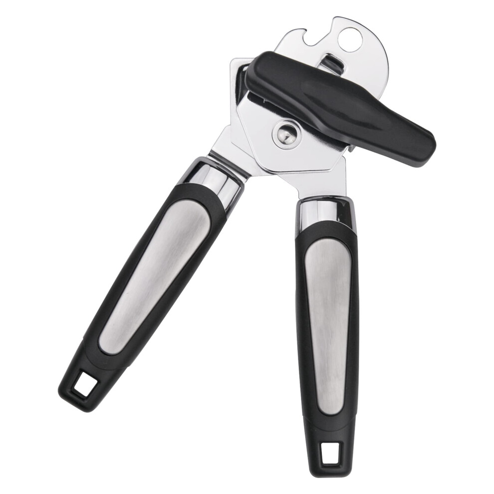 Manual Can Opener for Seniors with Arthritis, 3in1 Safety Design, Ergonomic Stainless Steel