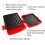 Microwave Sandwich Maker with Fast Heatwave Technology, NonStick, Dishwasher Safe, Red 3