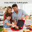 Microwave Sandwich Maker with Fast Heatwave Technology, NonStick, Dishwasher Safe, Red 5