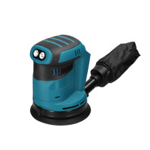 125mm 18V Brush Motor Cordless Orbital Sander for Wood and Metal Polishing with Ergonomic Grip
