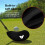10Pcs Black Neoprene Iron Covers with Interchangeable Number Tags 7