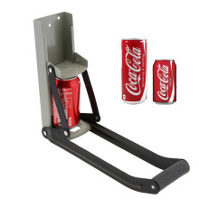 Heavy Duty Wall Mounted Aluminum Can Crusher with Foot Pedal for Recycling Soda and Beer Cans