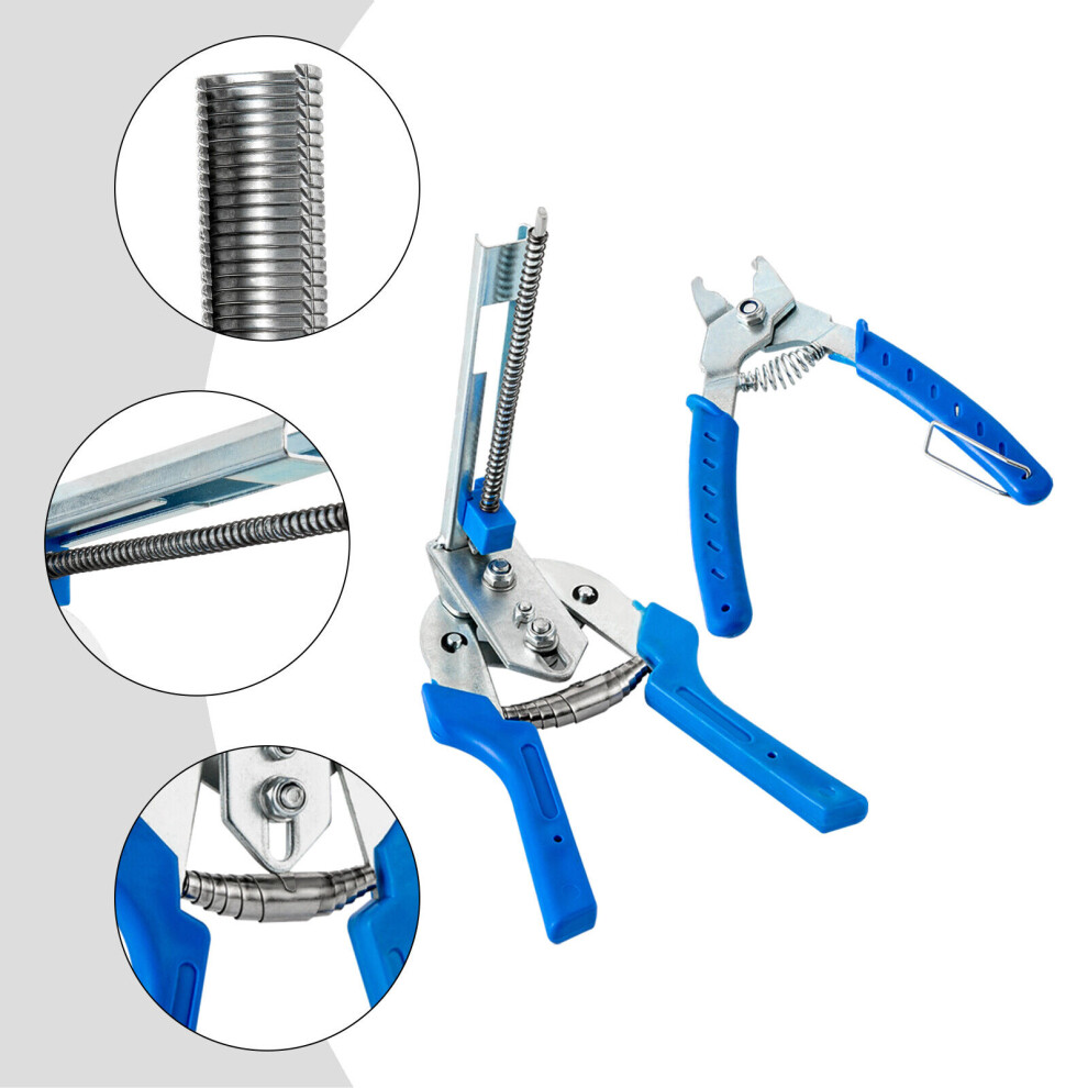 Fetcoi Cage Pliers Row Nail Pliers Clamp Plier Tool For Chicken Cage Quail Fix Tool 9389440268470