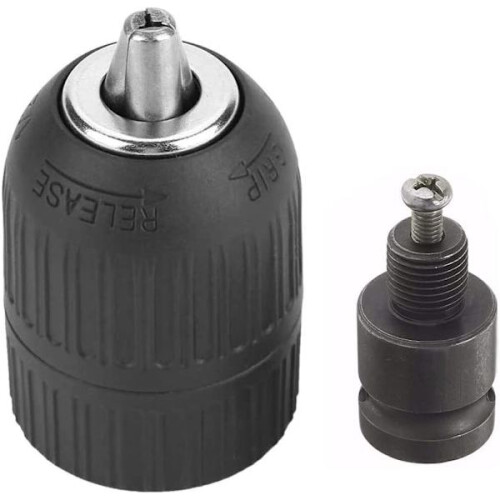 2-13 mm capacity keyless drill chuck, mounting 1/2-20UNF quick coupling 1