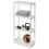 4 Shelf Fixed Height Solid Light Duty Storage Unit 12 x 24 x for Home, Garage, Basement, & Laundry, White (2 Pack) 6