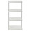 4 Shelf Fixed Height Solid Light Duty Storage Unit 12 x 24 x for Home, Garage, Basement, & Laundry, White (2 Pack) 7