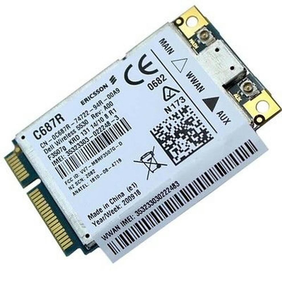 FOR Card for Unlocked F3507g 3G Module For 5530 DW5530 Mini PCI-E Card 3G/HSDPA WCDMA-image-OPC-PR728XS-NEW