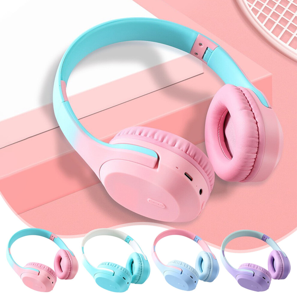 Over-Ear Wireless Headset 180-Hour Battery Microphone Supports Aux Audio Cable Connection Works With Bluetooth Devices Plugs In Card 9389440414556
