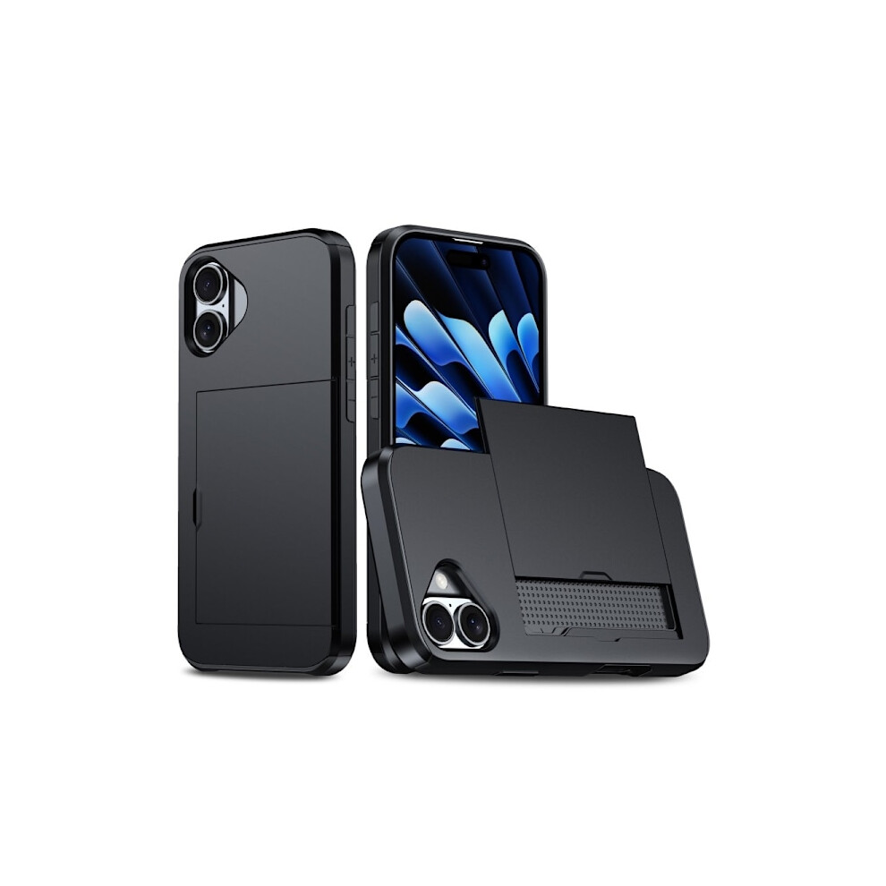Compatible With Iphone 16 Shockproof Case Card Slot Streetwise 9389440816992