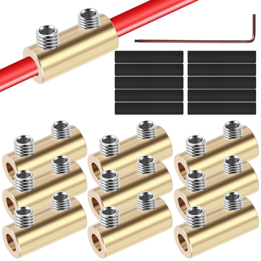 Lzvxtym 10Pcs Wire Connector Nut Kit, 60A/80A Copper Splicing Wiring Connector Waterproof Circuit Wire Connecting Terminal 9389440817227